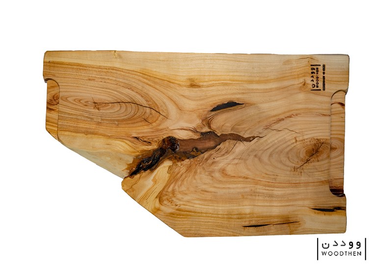 تخته سرو، آشپزی و پذیرایی چوب گیلاس با دستگیره یک تیکه | دره